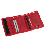 VIAGGI Travel Unisex Wallet - Red